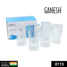 Ganesh Classic Transparent Glass Set