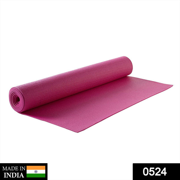 Non-slip yoga mat, eco-friendly, 180x60 cm for gym workouts.