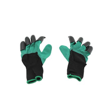 Heavy-duty garden gloves with claw tips, multi-color