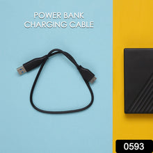 Micro USB cable for power bank charging.