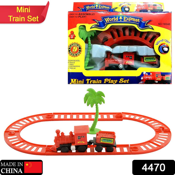 World Express train set, includes tracks and trains