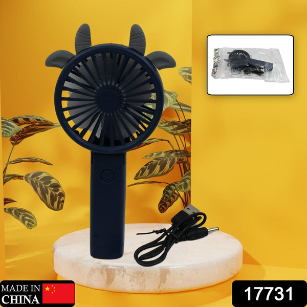 17731 Portable Small Electric Fan Handheld, USB Rechargeable Mini Student Handheld Class Personal Fan (1 Pc / Mix Color Design)