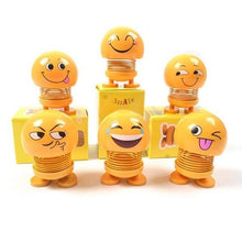 Smiling face spring toy emoticon