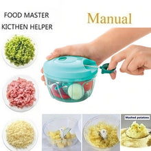 Handy Mini Plastic Vegetable Chopper Cutter, Onion Chopper Vegetables for Kitchen Accessories with 3 Blades